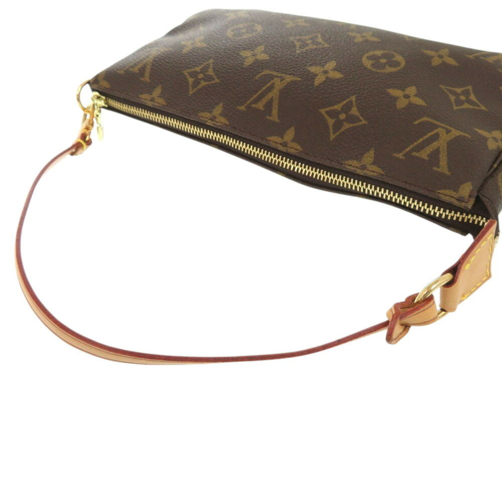 LOUIS VUITTON Authentic Brown Monogram Pochette Pouch - Picture 6 of 11